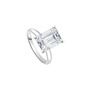 Certified 4Ct Emerald Cut S...