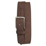 Nordstrom Richard Nubuck Leather Belt, Main, color, Chocolate