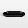 View Blomus SONO Ceramic Black Oval Bathroom Tray - image 1 of 1