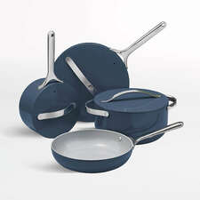 View Caraway ® 12-Piece Navy Ceramic Non-Stick Cookware Set - image 1 of 11