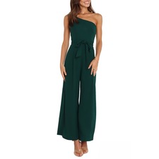 Leyton Asymmetric Jumpsuit, Main, color, Emerald