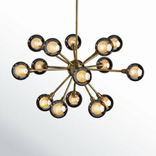 Lorraine 15 Light Metal Dimmable Sputnik Chandelier