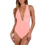  Solids Plunge One-Piece Sw...
