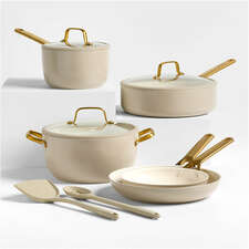 View GreenPan ™ Reserve Pro Macadamia 10-Piece Ceramic Non-Stick Cookware Set - image 1 of 12