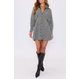 Lara Check Long Sleeve Mini...