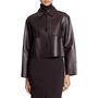 Crop Leather Jacket, Main, ...