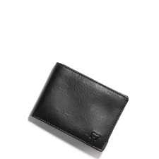 Will Leather Goods The Industrial Leather Bifold Wallet, Main, color, Black
