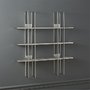 staff stainless steel wall shelf