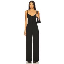  Cassie Jumpsuit in Black 