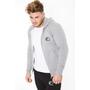 Mens Zip Up Hoodie - Light Heather