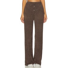CozyChic Ultra Light Ribbed Lounge Pant in Java 