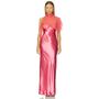 Suki Dress With Cape in Plum 