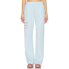  Life Is Sweet Waffle Sweatpants in Blue 