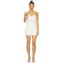  Carine Linen Romper in White 