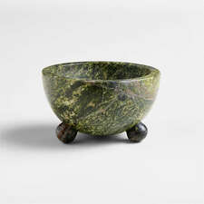 View Pom Pom 3-Oz. Green Marble Pinch Bowl by Laura Kim - image 1 of 4