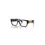 Versace 55mm Square optical glasses, Main, color, Black/Gold