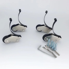 Special price iron nickel plated lightweight wardrobe door pulley