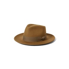 Brixton Swindle Wool Fedora, Main, color, Antique Bronze