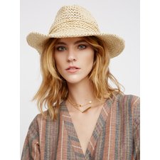 Mellow Mood Packable Straw Hat
