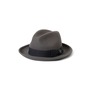 Brixton Horton Packable Wool Felt Fedora, Main, color, Grey/ Charcoal