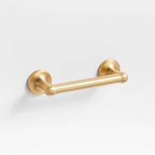 View Classic 3" Round Brushed Brass Cabinet Drawer Bar Pull - image 1 of 7