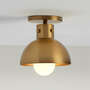 View Dakota Brass Flush Mou...