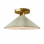 Single Light Ceramic Semi F...