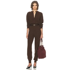 Aubrielle Jumpsuit in Dark Brown