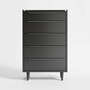 View Tate 32" Black 5-Drawe...