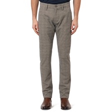  Verona Straight Leg Chino Pants, Main, color, Taupe Elite Check
