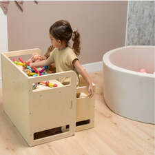 Ezzro Montessori Table Set - Natural - Laadlee