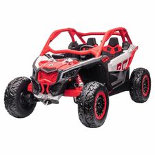 Can Am Maverick UTV Electric Ride-On Buggy - 24V - Red