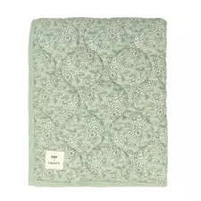 BIBS x Liberty Quilted Blanket Capel - Sage