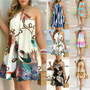 Printed Dress Summer Off-Sh...