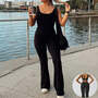 Slim Fit Hip Raise Jumpsuit...