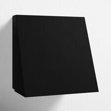 Luther Single Light Outdoor Aluminum LED Wall Light, Black