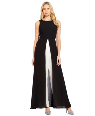 Colorblocked Overlay Jumpsuit