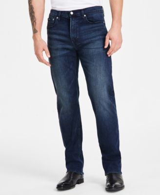  Men's Standard Straight-Fit Stretch Jeans