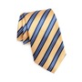 Nordstrom Textured Stripe Silk Jacquard Tie, Main, color, Yellow