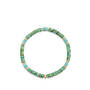 Nialaya Heishi Beaded Wristband, Main, color, Turquoise / Gold