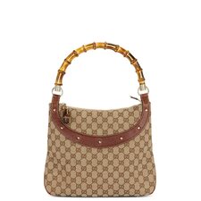FWRD Renew Gucci Bamboo Anita Hobo Bag in Beige | REVOLVE