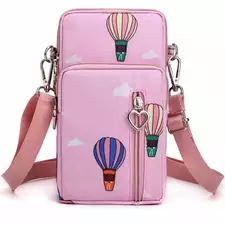 Small Crossbody Bag for Women - Mini Phone Purses with Crossbody Strap and Wallet - Nylon Arm Bag