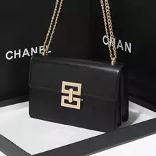 Belt decoration flip cover handbag crossbody bag