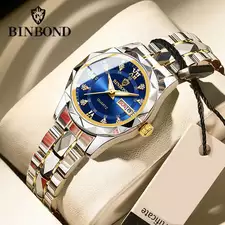 Watches Luxury Ladies Quartz Watch Waterproof Luminous Date Stainless Stain Wristwatch