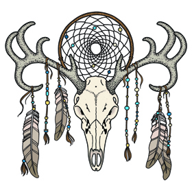Create My Tattoo | Deer Hea...