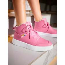 Bright Fluorescent Green Mid-High Top Casual Walking Shoes for Women - Perfect Valentine's Day Streetwear Gift