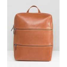 Matt & Nat Slate Double Zipped Backpack