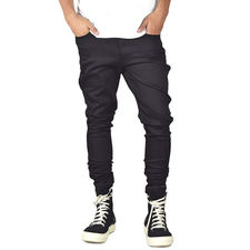 The Black Stacks Tapered Jeans in Black | Shoplinkz, Menswear | Shoplinkz