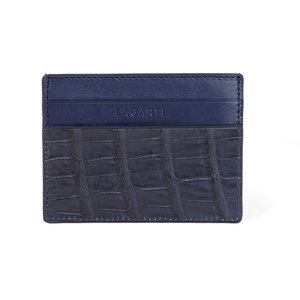 Navy Matte Crocodile Cardho...