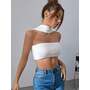 Chic SHEIN BAE Halter Neck ...
